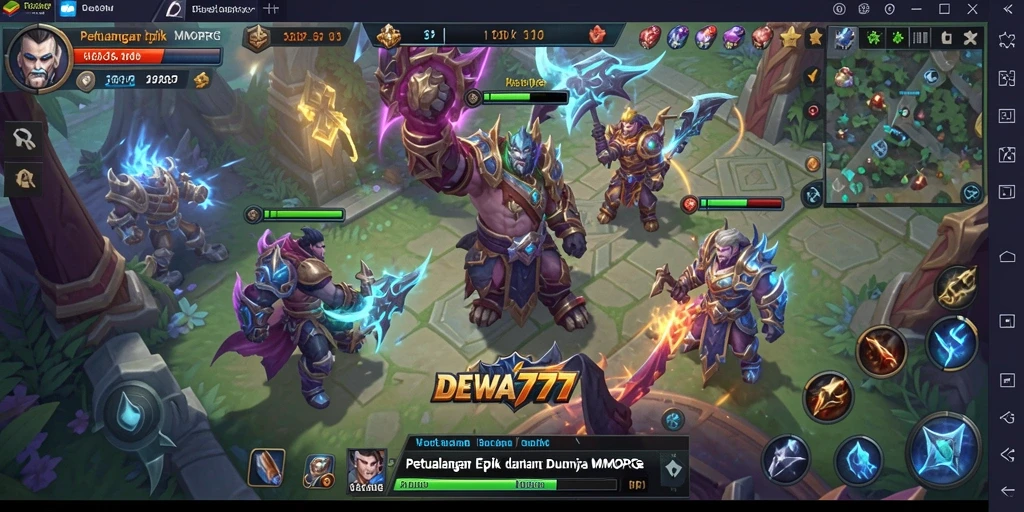 Gameplay seru DEWA777 menampilkan petualangan epik di dunia fantasi.
