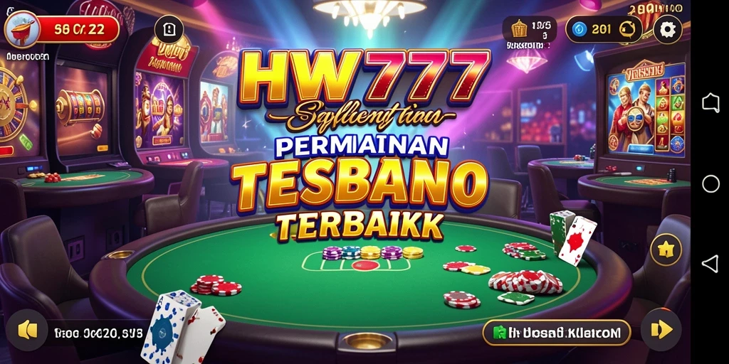 Tampilan menarik dari gameplay HW777 yang mengasyikkan.