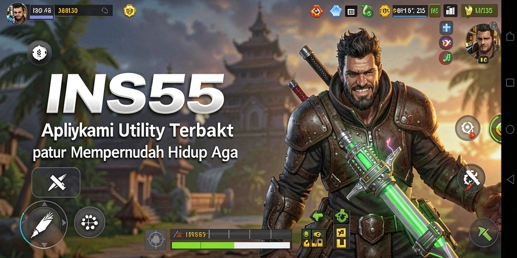 Tampilan antarmuka <strong>INS55</strong> yang intuitif dan mudah digunakan.