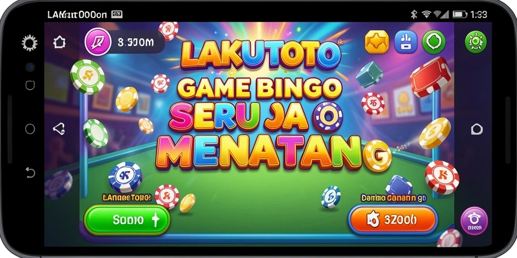 Tampilan seru gameplay Bingo di LAKUTOTO.