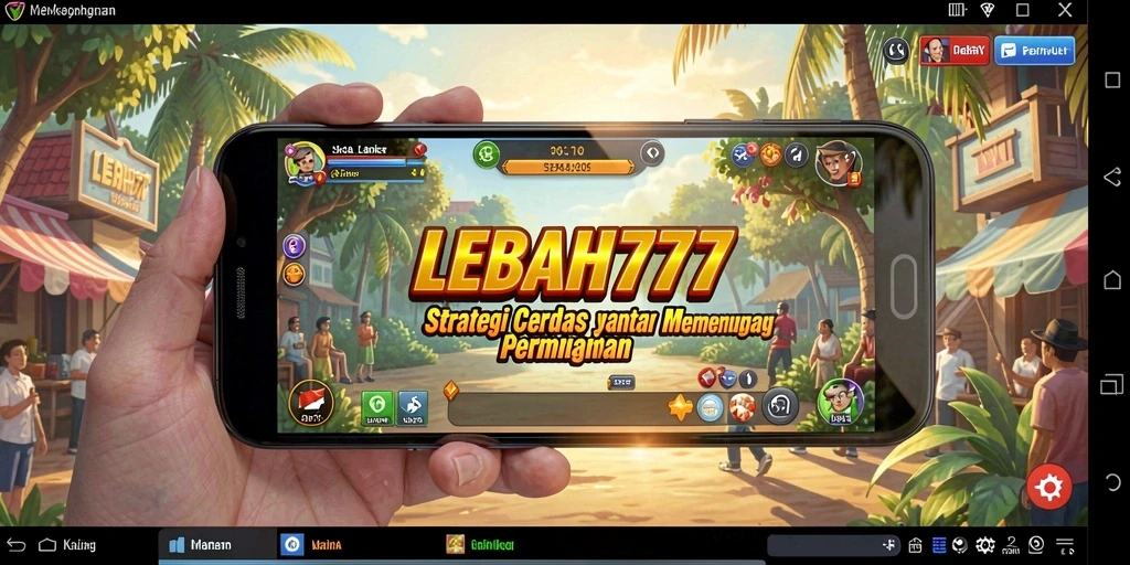Screenshot gameplay LEBAH777 menampilkan pertempuran strategi yang seru.