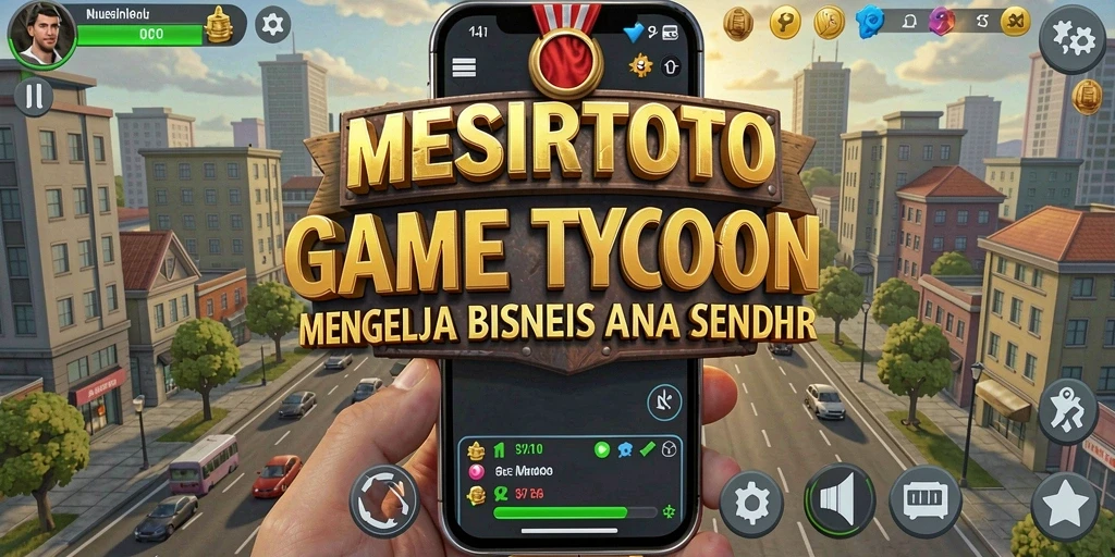 Screenshot menunjukkan gameplay Tycoon yang menarik dan interaktif.
