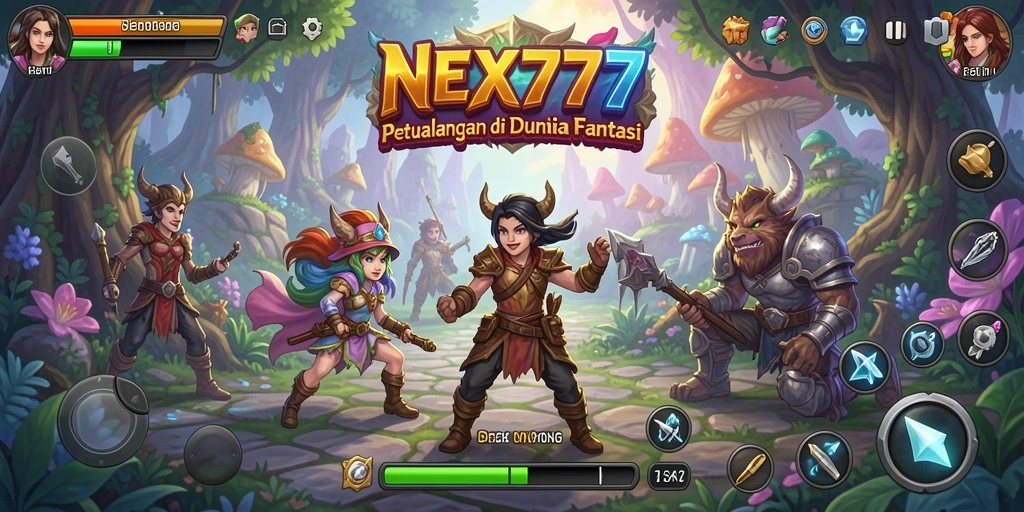 Gameplay seru di dunia petualangan yang menakjubkan.
