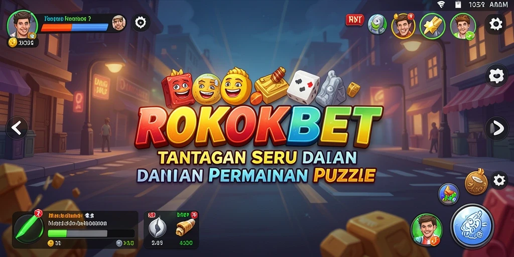 Tampilan gameplay ROKOKBET yang menantang dan seru.