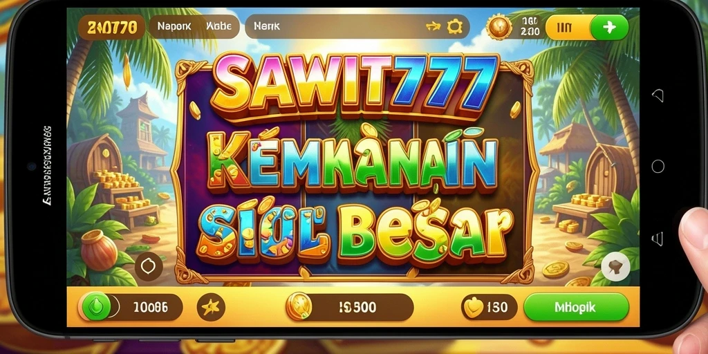 Tampilan gameplay menarik dari SAWIT777 yang penuh warna.