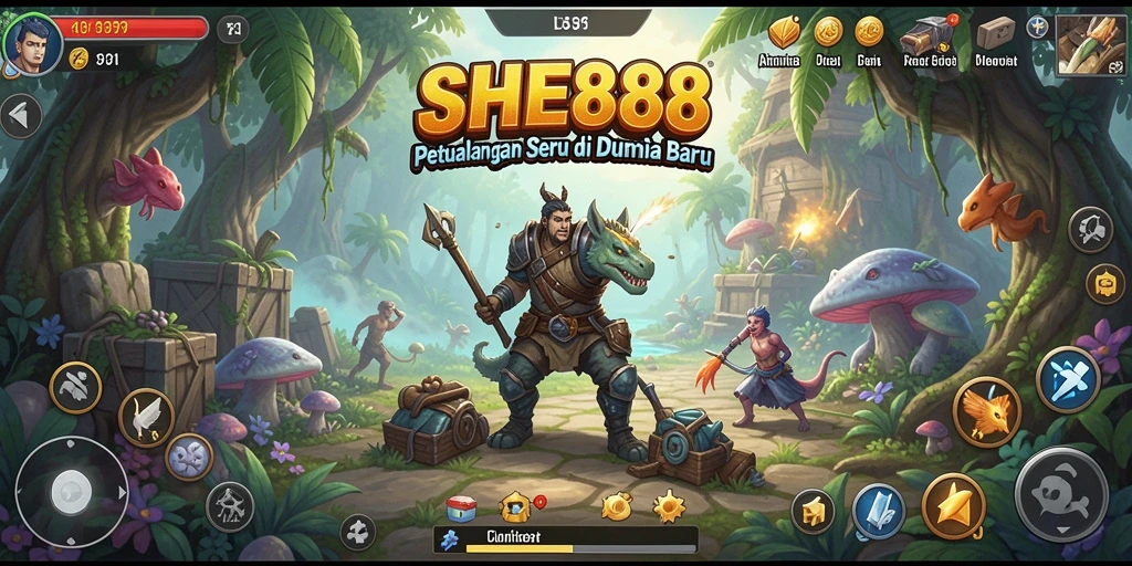 Gameplay SHE888 yang mendebarkan di dunia petualangan.
