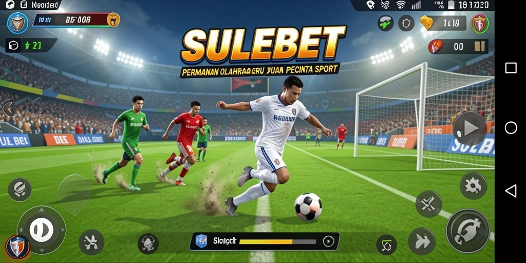 Screenshot utama SULEBET menampilkan gameplay olahraga yang mendebarkan dan menarik.