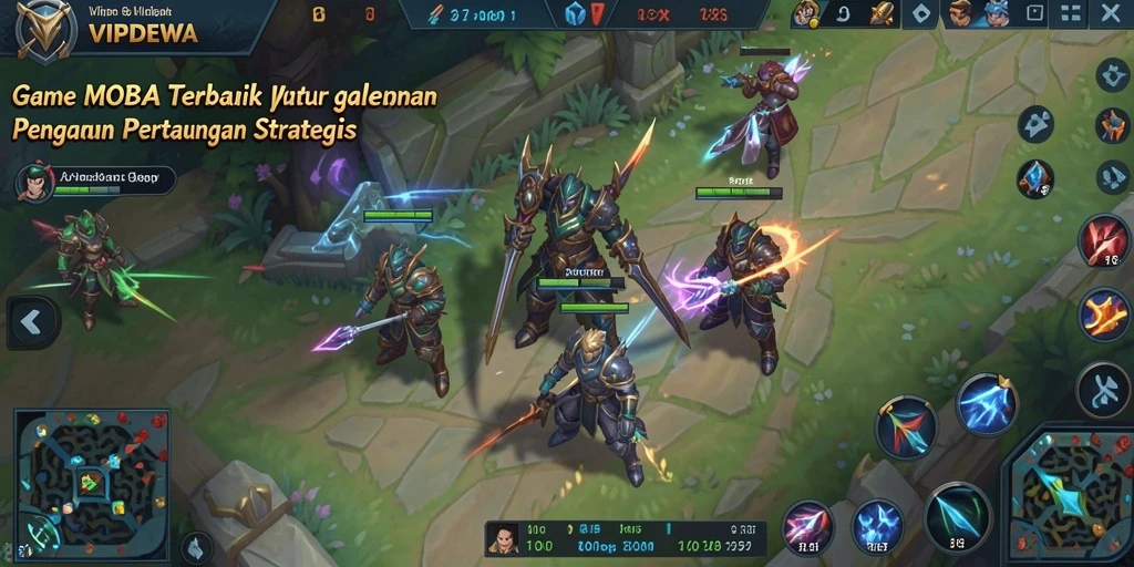 Tampilan gameplay seru dan grafik memukau dalam VIPDEWA.